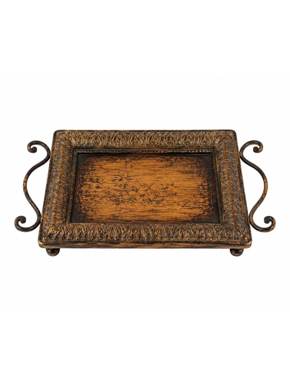 Ornate Decorative Serving Tray French Country Tuscan Farmhouse Decor